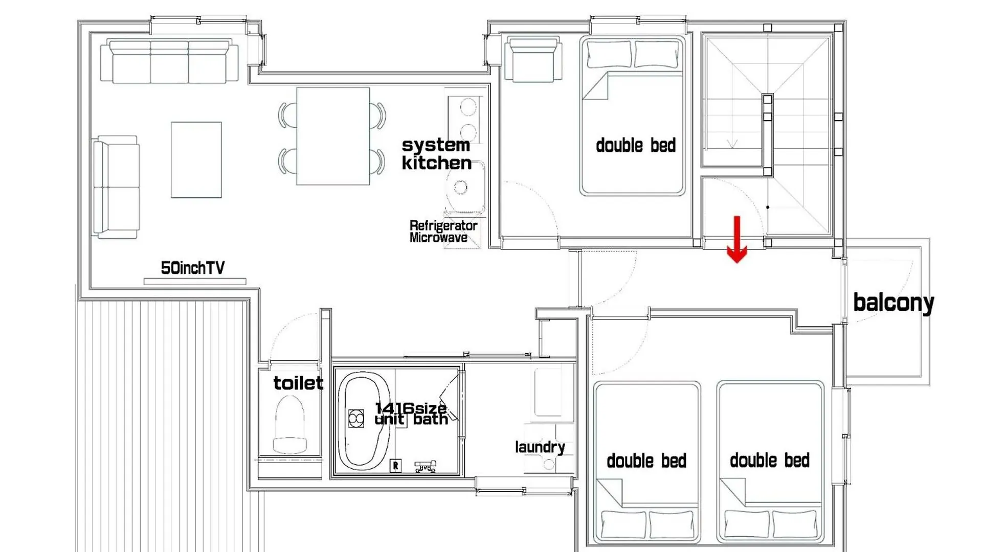 아파트 Oyado Nene, Tokyo Heiwajima - Vacation Stay 23451V